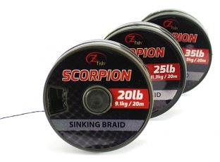 35lb Zfish Šňůrka Scorpion Sinking Braid 20m