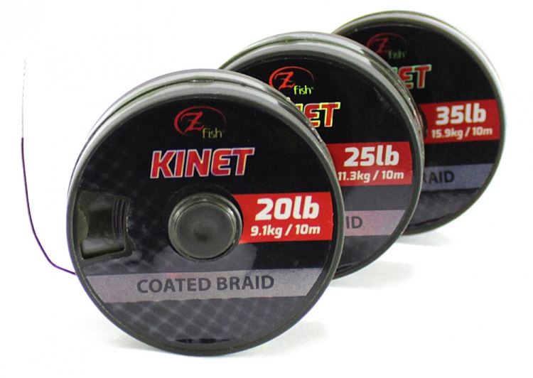 20lb Zfish Šňůrka Kinet Coated Braid 10m