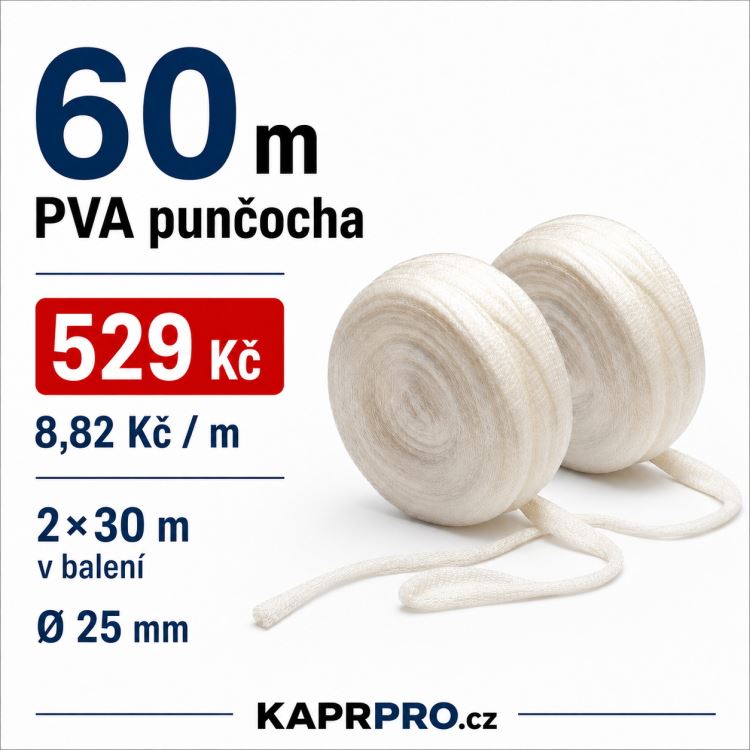 PVA punčocha 60 m, průměr 25 mm