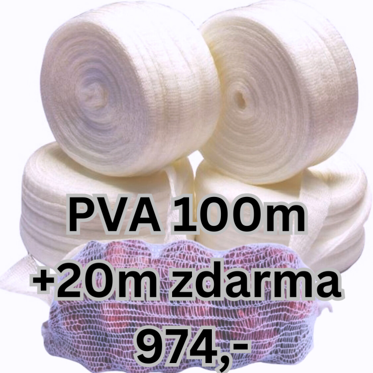 PVA punčocha 100m + 20m zdarma  (4x 30m), průměr 25mm