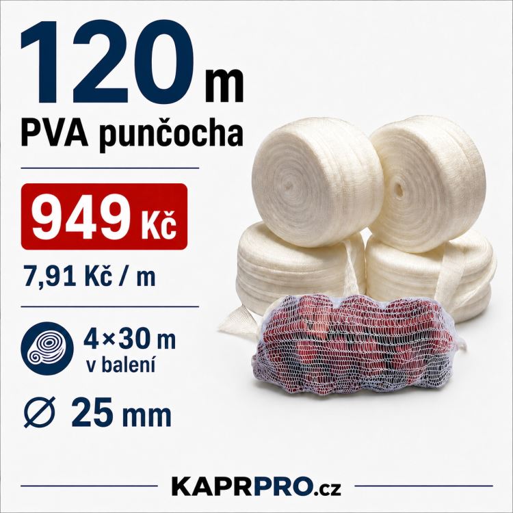 PVA punčocha 120 m, průměr 25 mm