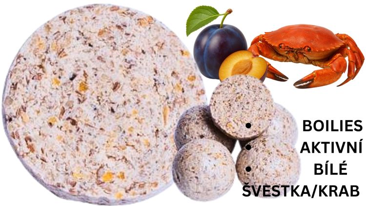 BOILIES ŠVESTKA & KRAB 5kg, 20mm
