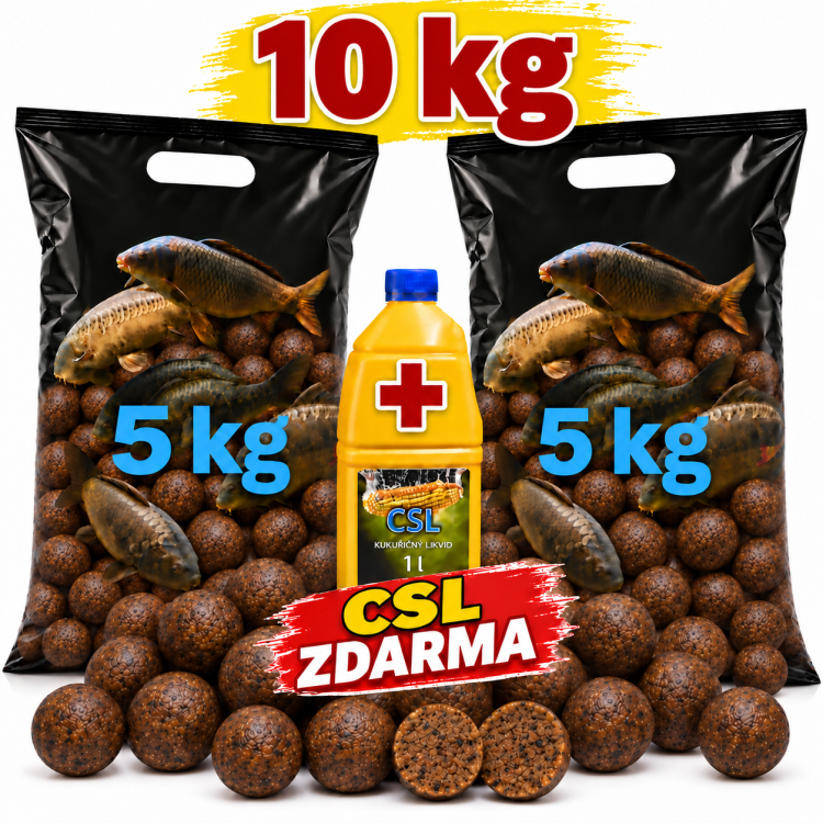BOILIES 10 kg + CSL zdarma,  JÁTRA & CHOBOTNICE 20mm