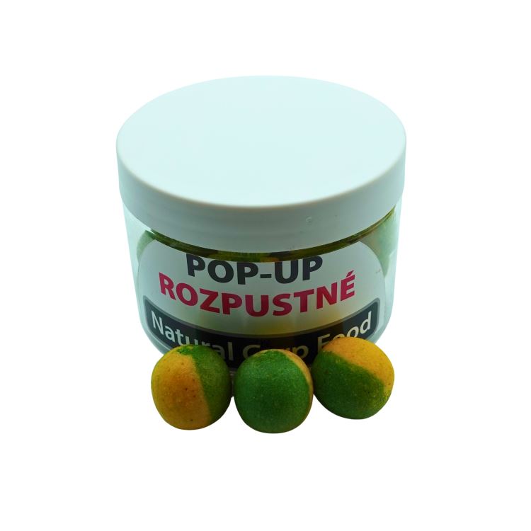 ROZPUSTNÉ PLOVOUCÍ BOILIES - zeleno-žlutá, 20mm, různé příchutě