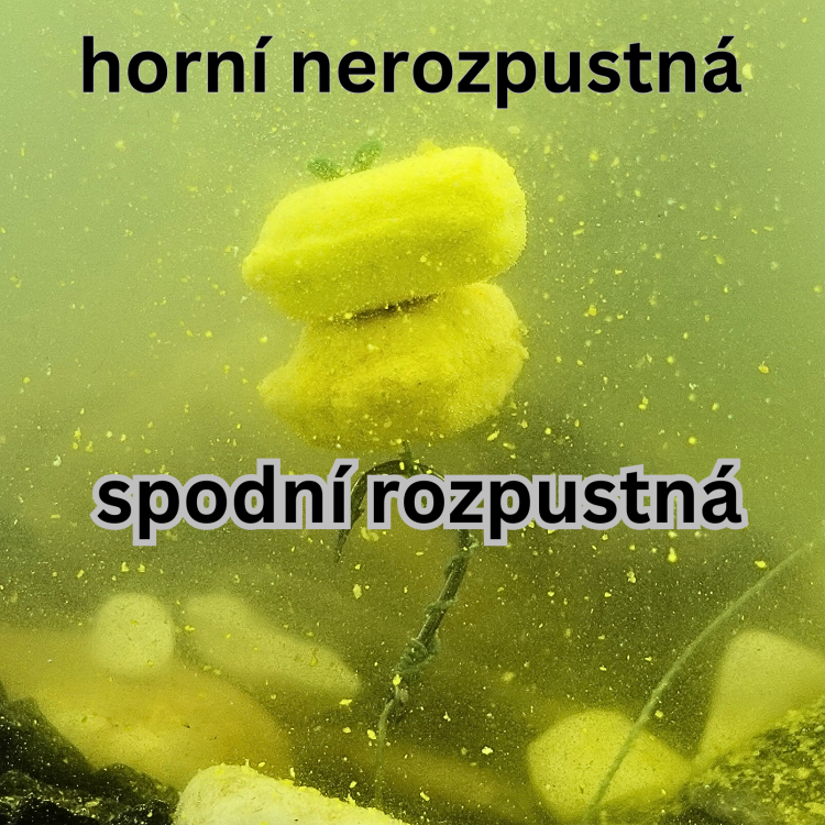 ROZPUSTNÁ PLOVOUCÍ kukuřice - žlutá, cca 12x8mm, různé příchutě