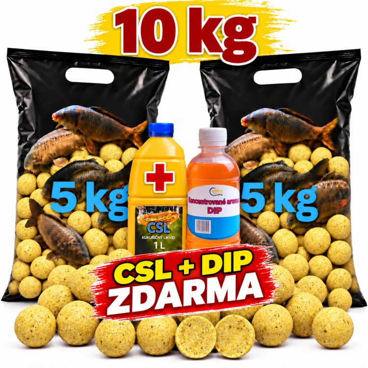 JAHODA & MED 10kg, 24mm + CSL a DIP zdarma 