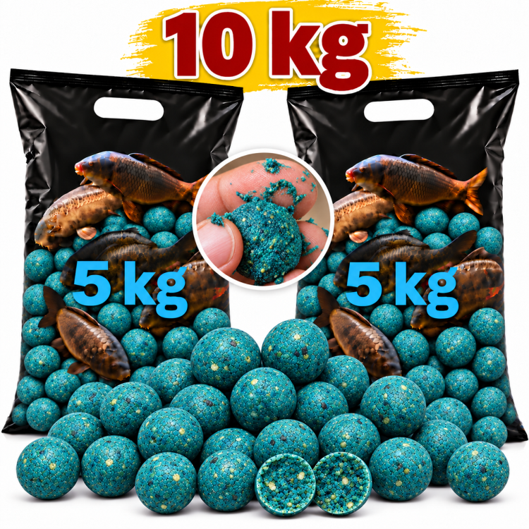 Rozpustné boilies ŠVESTKA & GLM 20 mm, 10 kg