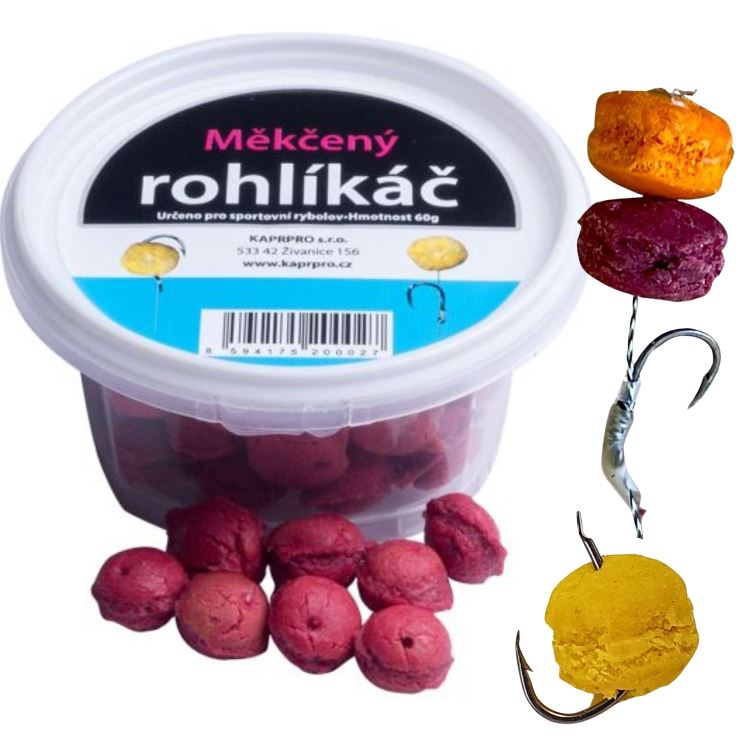 ROHLÍKOVÉ BOILIES PATENTKA 14mm, 60g - MĚKČENÉ